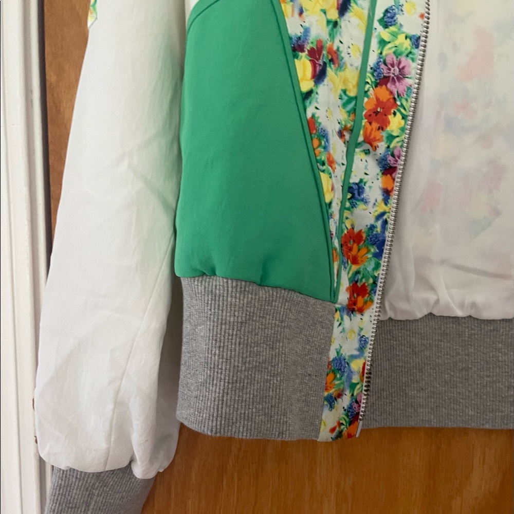 Rebecca Minkoff Silk Zip Up Jacket - Picture 8 of 15